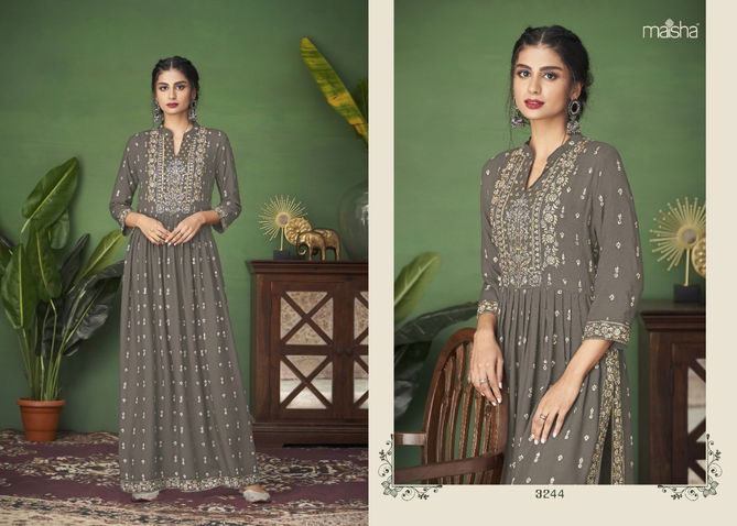 Monsoon 5 Nx By Maisha Designer Kurti With Bottom Catalog